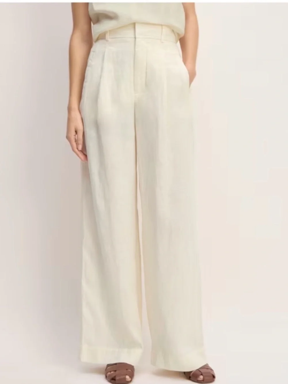Everlane The Way-High Drape Linen Pant